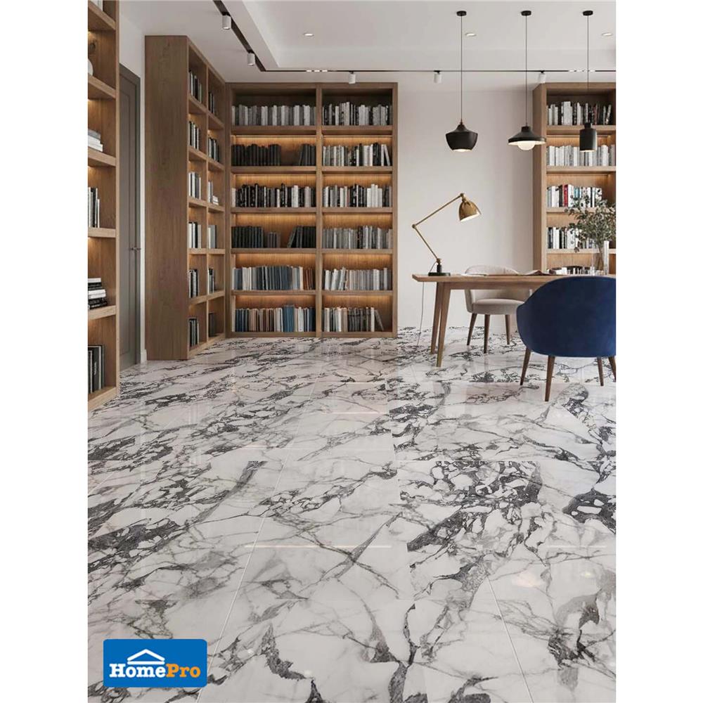 กระเบื้องพื้นพอร์ซเลน 60X60 ซม. TARA แพนดี้ ขาว A 1.44 ตร.ม.