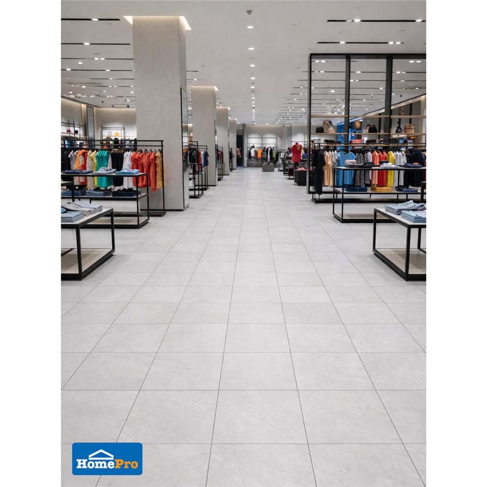 กระเบื้องพื้น 16x16 นิ้ว TARA ไรม่อน เทาอ่อน (CIR) A 0.96 ตร.ม.