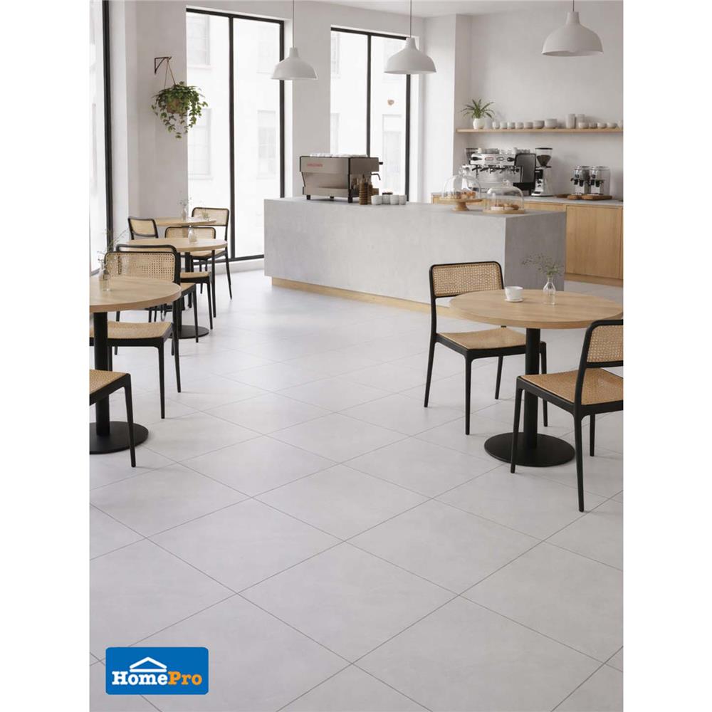 กระเบื้องพื้น 16x16 นิ้ว TARA ไรม่อน เทาอ่อน (CIR) A 0.96 ตร.ม.