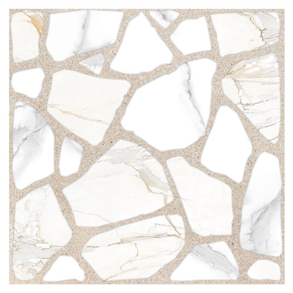 กระเบื้องพื้น 16x16 นิ้ว TARA ทรินิตี้ ขาว (CIR) A 0.96 ตร.ม.