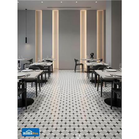 กระเบื้องพื้น 16x16 นิ้ว TARA โรแมนซ์ เทา (CIR) A 0.96 ตร.ม._3