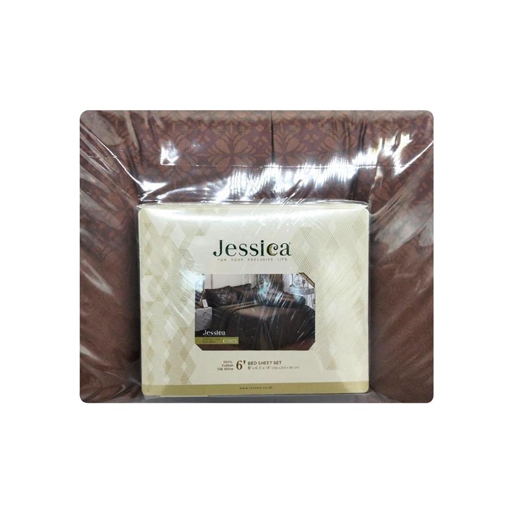 ชุดผ้าปูที่นอน 6 ฟุต (ชุด 6 ชิ้น) JESSICA COTTON 20254-C1075