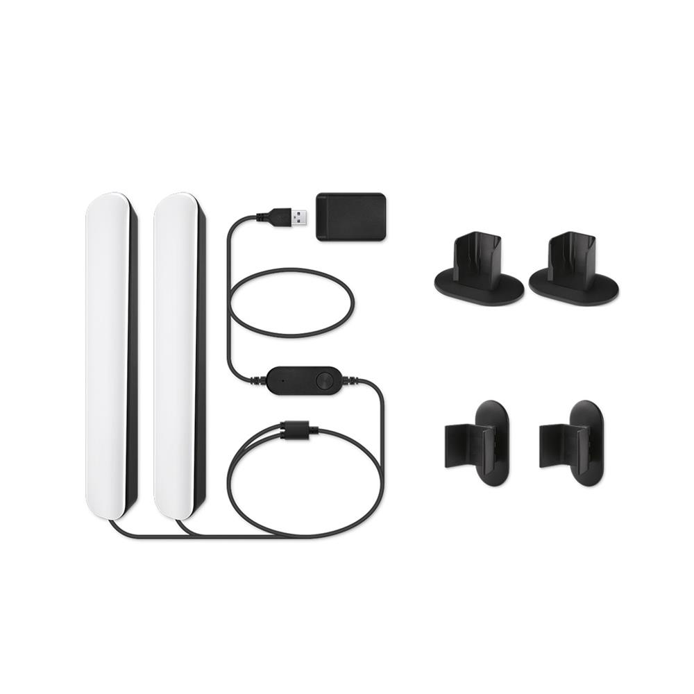 ไฟตั้งโต๊ะ LED WIZ GRADIENT TV BAR 8.2 วัตต์ RGB  สีดำ