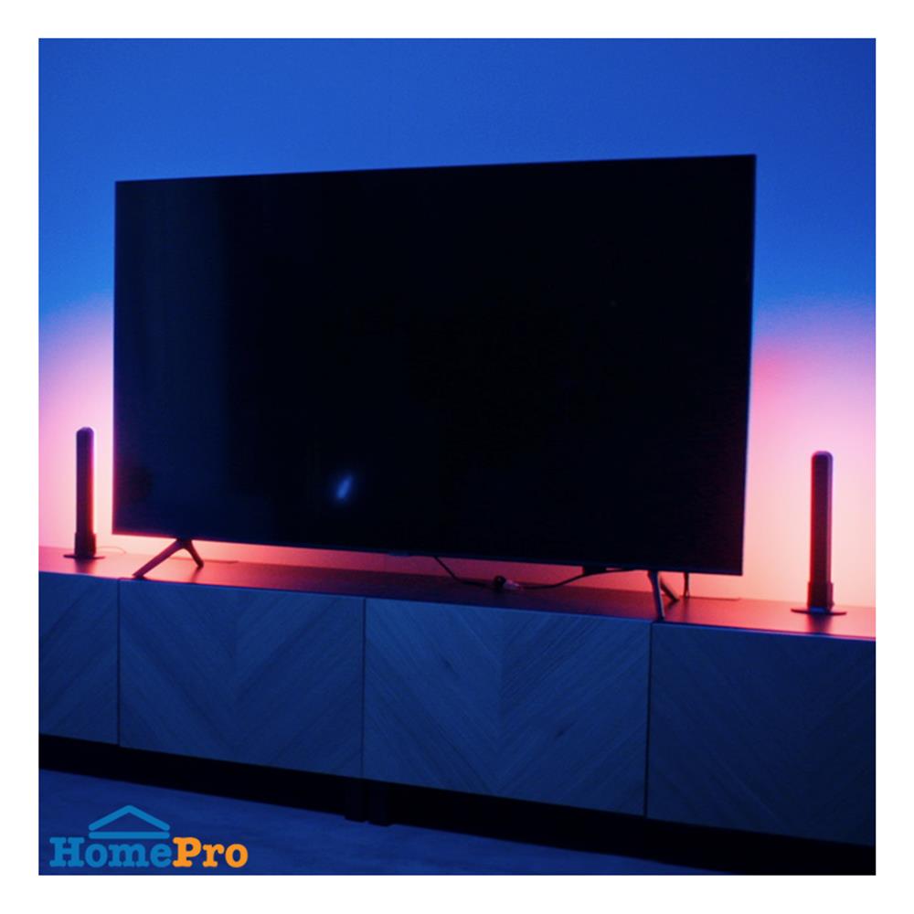 ไฟตั้งโต๊ะ LED WIZ GRADIENT TV BAR 8.2 วัตต์ RGB  สีดำ