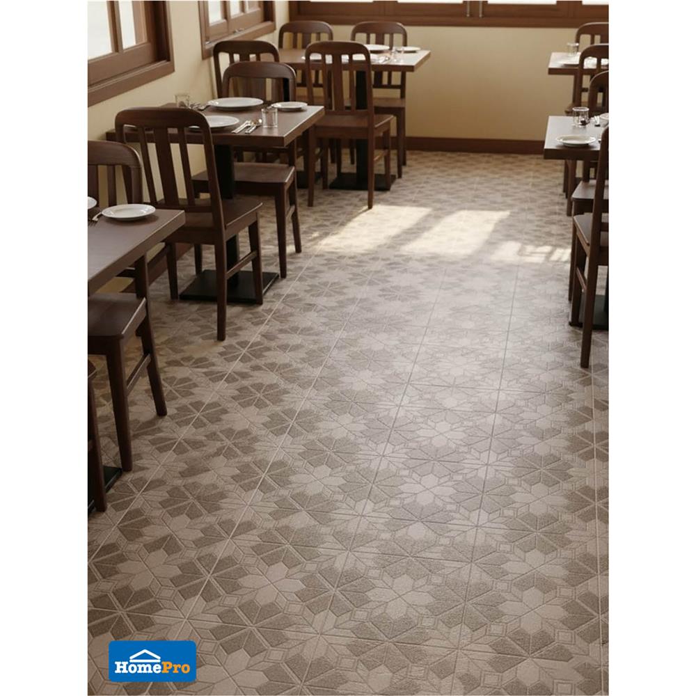 กระเบื้องพื้น 16x16 นิ้ว ภูผา ฐานทัต เทา A 0.96 ตร.ม.