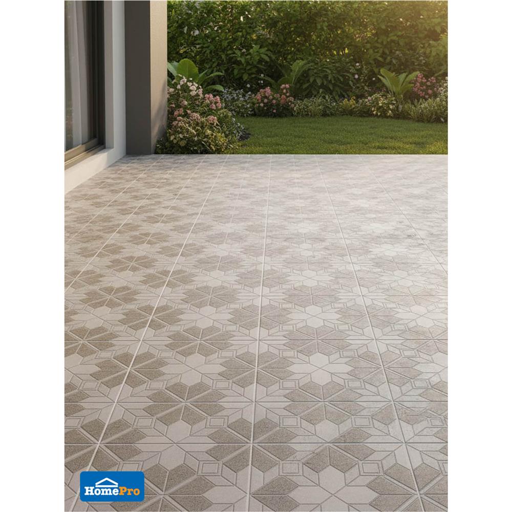 กระเบื้องพื้น 16x16 นิ้ว ภูผา ฐานทัต เทา A 0.96 ตร.ม.