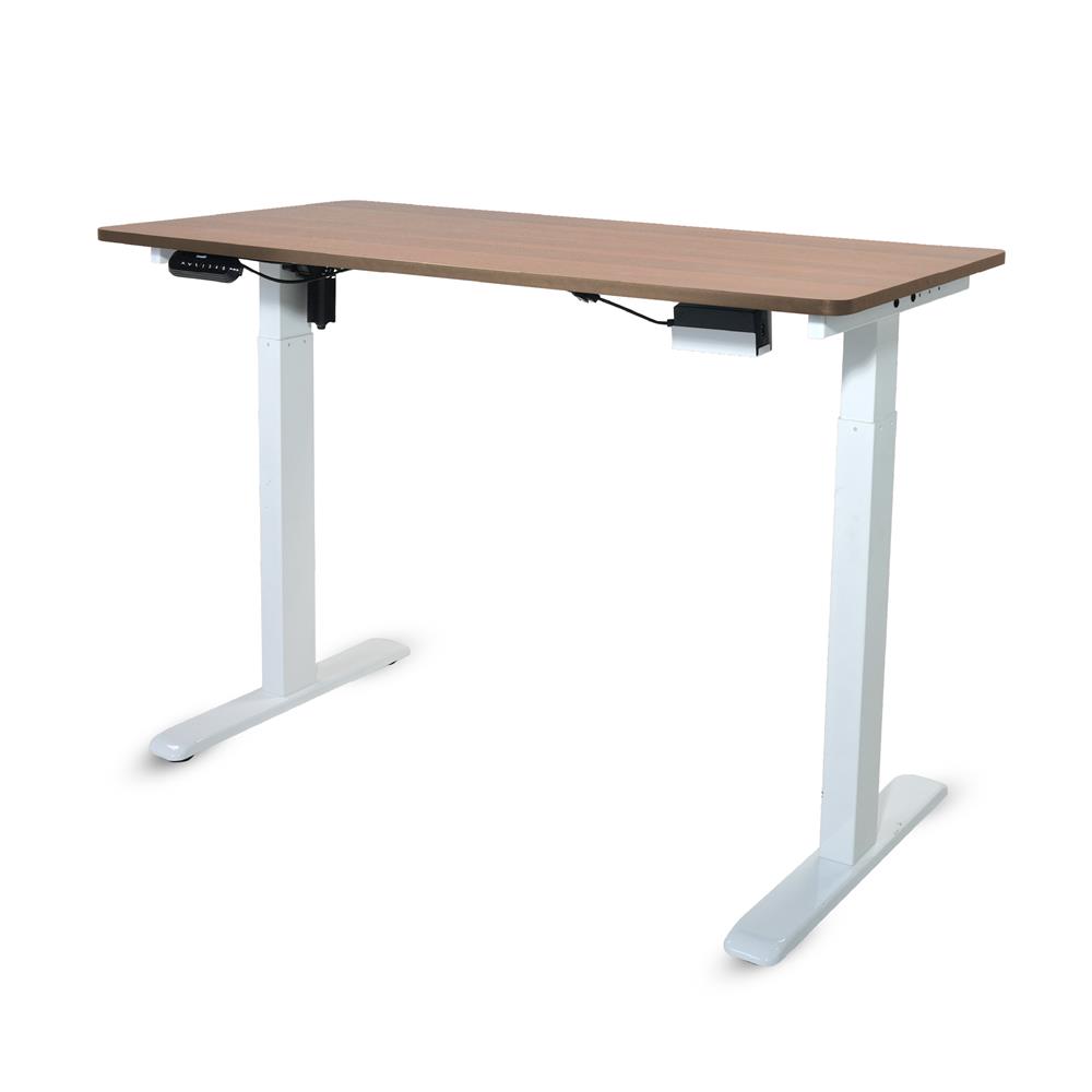 โต๊ะปรับระดับไฟฟ้า BEWELL TBS06-TOP07 150 ซม. สีขาว/น้ำตาล