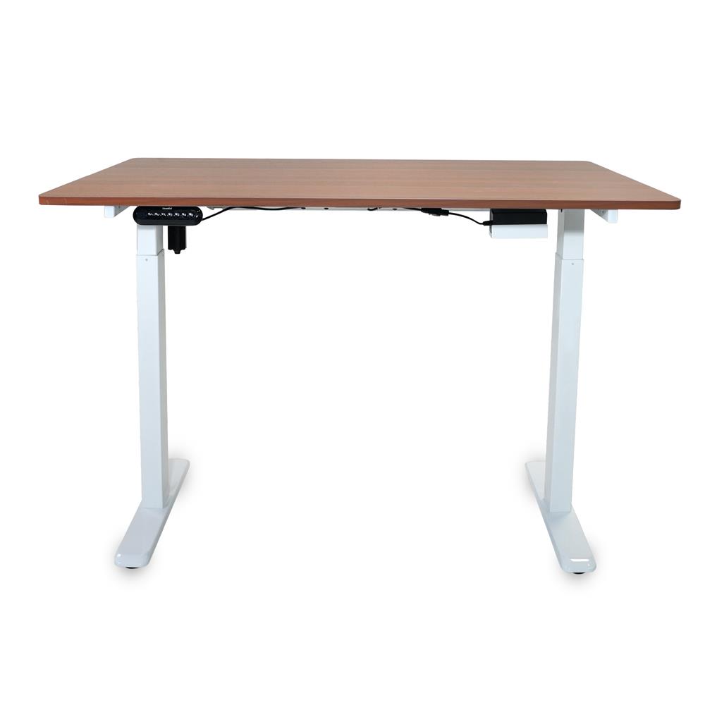 โต๊ะปรับระดับไฟฟ้า BEWELL TBS06-TOP07 150 ซม. สีขาว/น้ำตาล