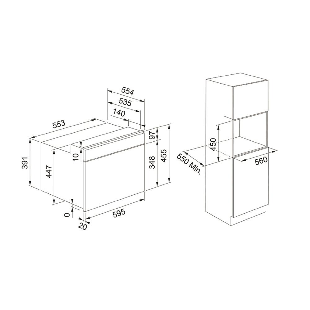 ไมโครเวฟฝังดิจิตอล FRANKE FMA 45 MW XS
