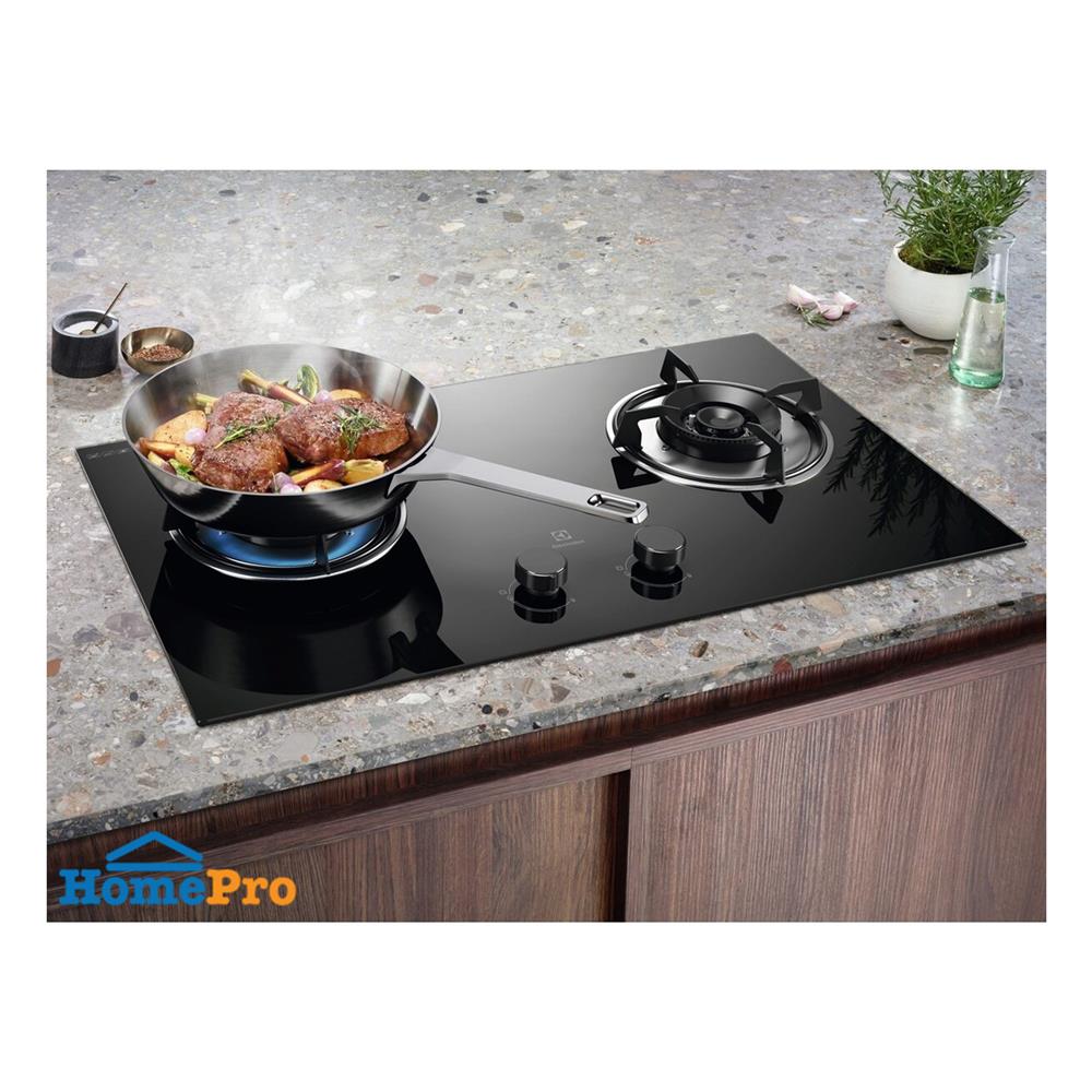 เตาฝัง+เครื่องดูดควัน ELECTROLUX EHG7202BE+ECT9744H