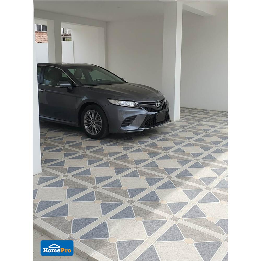 กระเบื้องพื้น 16x16 นิ้ว ภูผา กรอบเพชร ฟ้า A 0.96 ตร.ม.