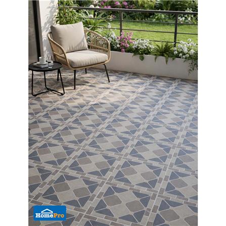 กระเบื้องพื้น 16x16 นิ้ว ภูผา กรอบเพชร ฟ้า A 0.96 ตร.ม._3