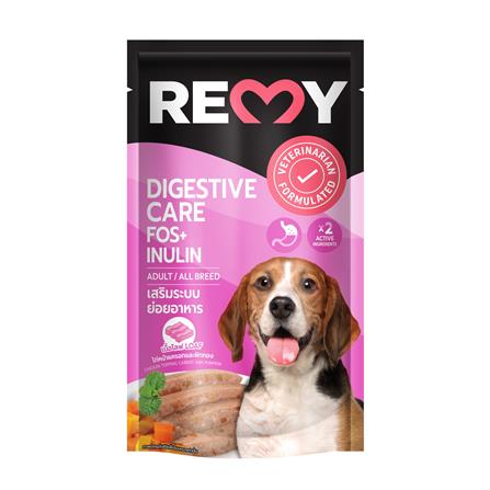 อาหารเปียกสุนัข REMY CHICKEN TOPPING CARROT AND PUMPKIN สูตรเสริมระบบย่อยอาหาร 720 ก._0