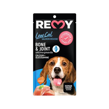 ขนมสุนัข REMY SALMON MOUSSE สูตรเสริมกระดูกและข้อ (แพ็ก 4 ซอง)_0