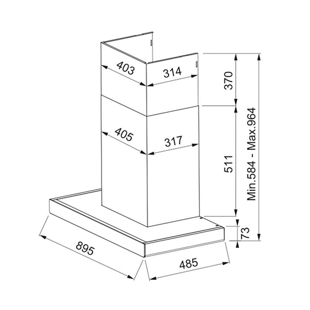 เตาฝัง+เครื่องดูดควัน FRANKE FG8268NX+FT960NX
