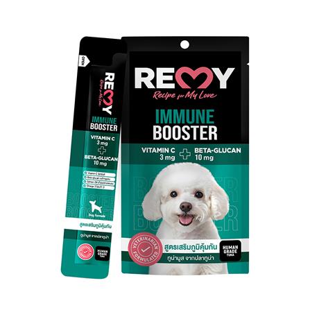 ขนมสุนัข REMY TUNA MOUSSE PLUS VITAMIN C BETA-GLUCAN สูตรเสริมภูมิคุ้มกัน (แพ็ก 4 ซอง)_0