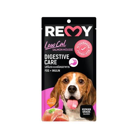 ขนมสุนัข REMY SALMON MOUSSE สูตรเสริมระบบย่อยอาหาร (แพ็ก 4 ซอง)_0