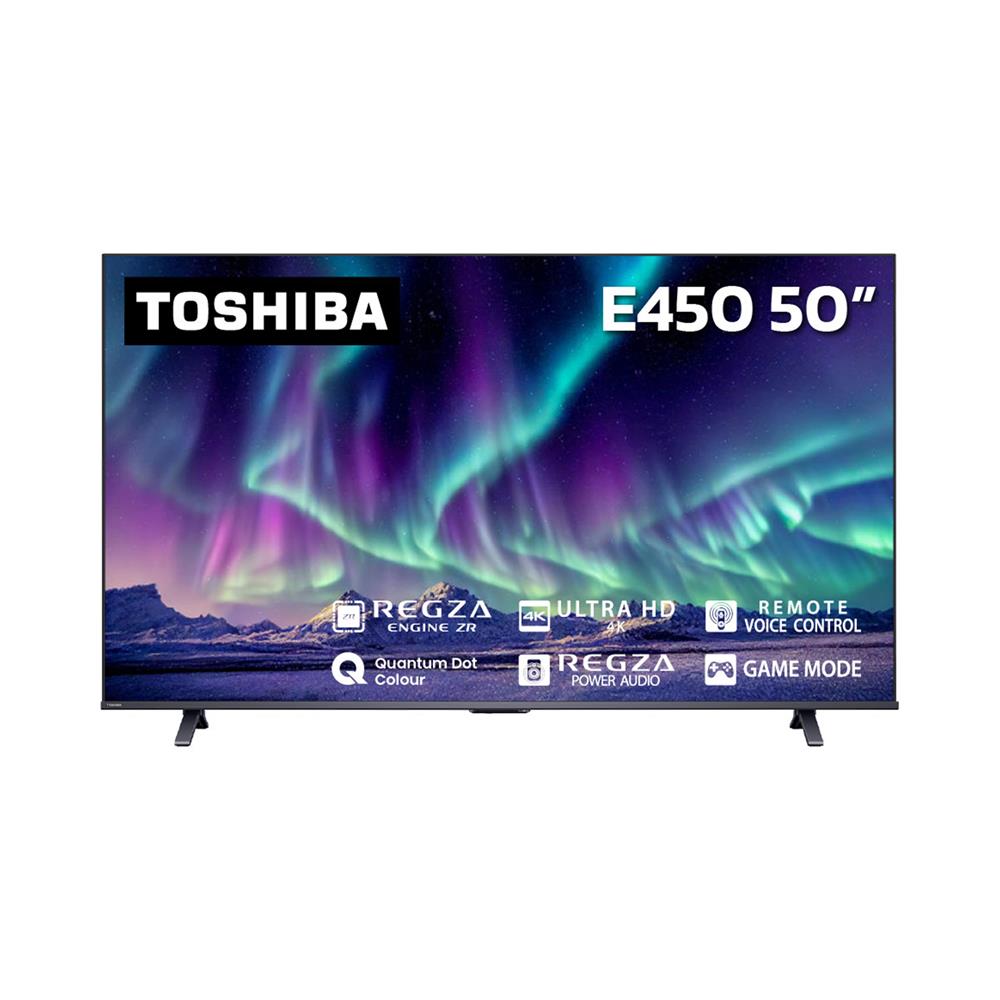 ทีวีคิวแอลอีดี 50 นิ้ว TOSHIBA (4K, QLED, VIDAA) 50E450RP