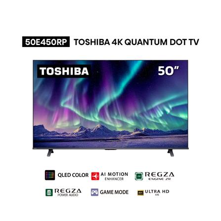 ทีวีคิวแอลอีดี 50 นิ้ว TOSHIBA (4K, QLED, VIDAA) 50E450RP_7
