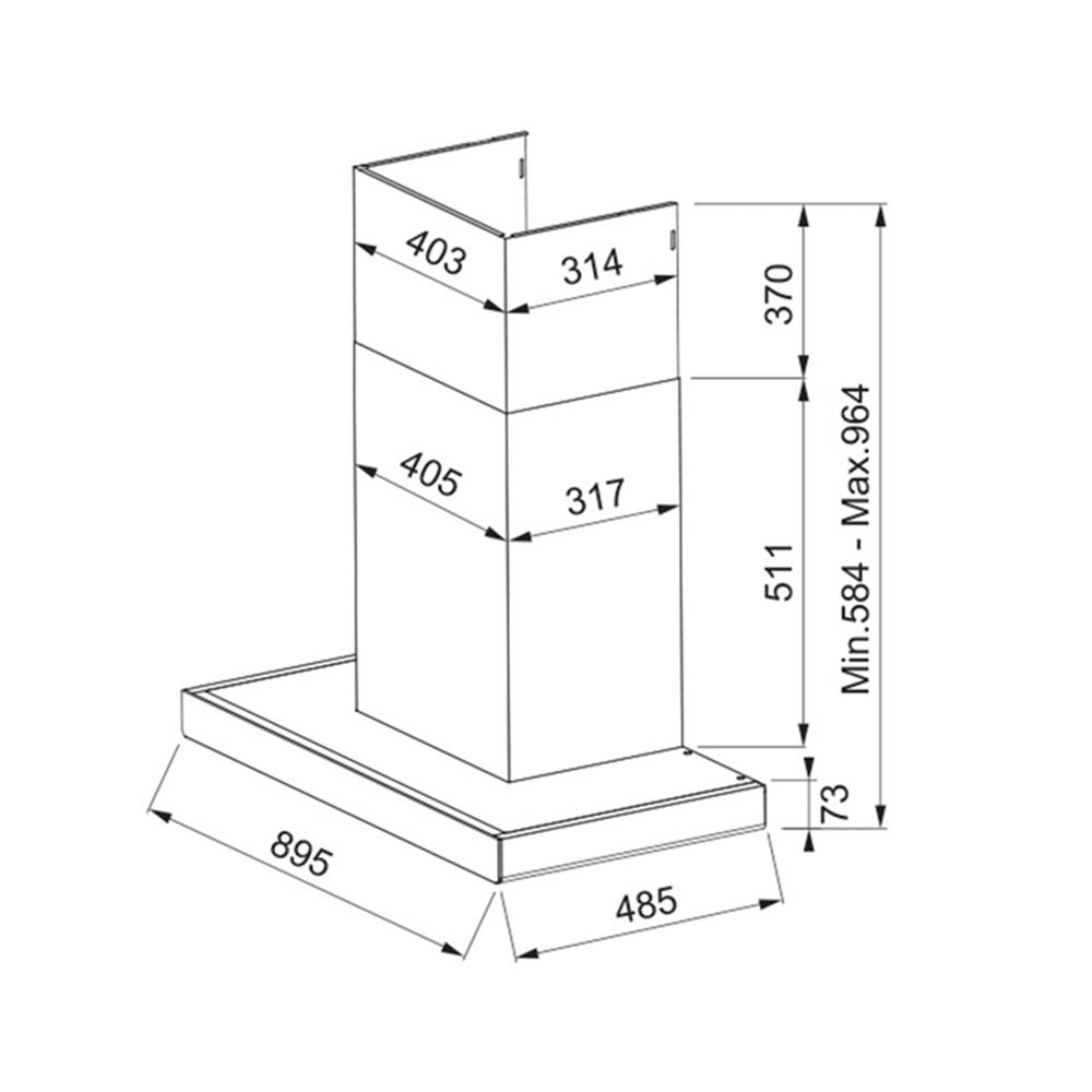 เตาฝัง+เครื่องดูดควัน FRANKE FG8266NX+FT960NX