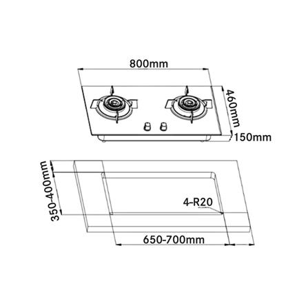 เตาฝัง+เครื่องดูดควัน FRANKE FG8266NX+FT960NX_5