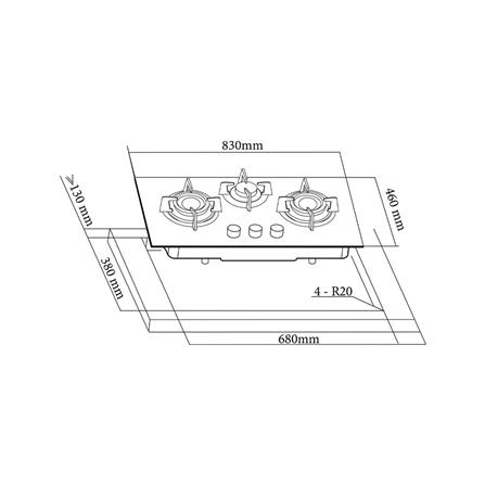 เตาฝัง+เครื่องดูดควัน FRANKE FG8318NX+FT960NX_8