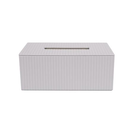 กล่องทิชชู่แผ่น PVC KECH ARRAY สีเทา_1
