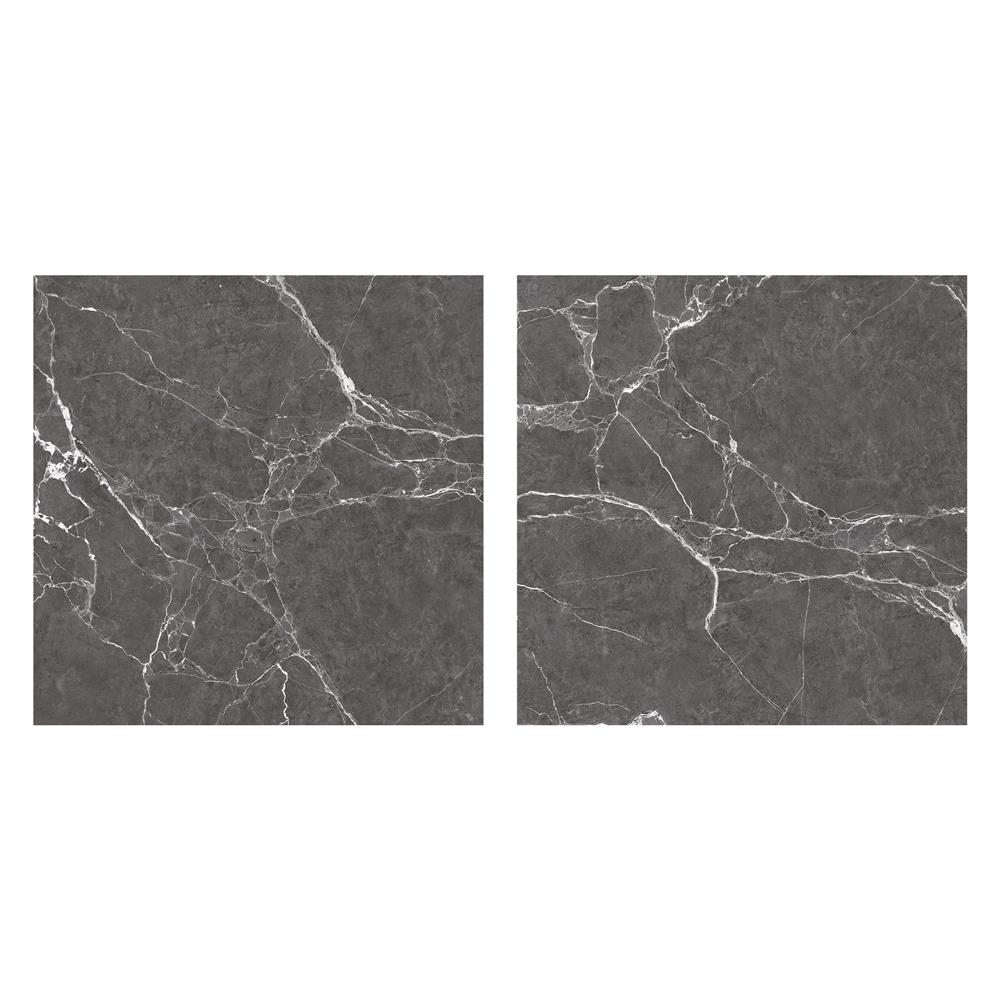 กระเบื้องพื้น 60x60 ซม. TARA ซิลเวอร์ ร็อค ดำ PM 1.44 ตร.ม.