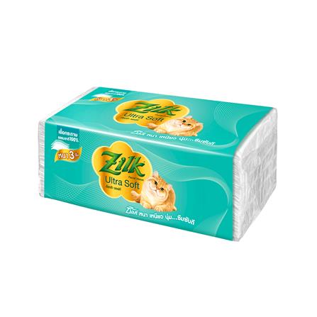 กระดาษเช็ดหน้า ZILK EXTRA SOFT (แพ็ก 4 ชิ้น)_1