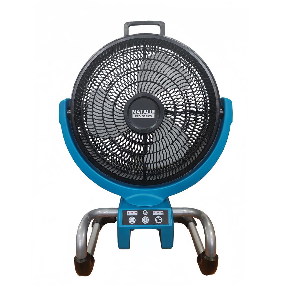 พัดลมไร้สาย 13 นิ้ว (พร้อมแบตเตอรี่และแท่นชาร์จ) MATALL PRO DF-300 20 โวลต์
