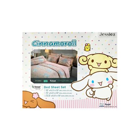 ชุดผ้าปูที่นอน 6 ฟุต (ชุด 5 ชิ้น) JESSICA CINNAMOROLL 20164-T025_3