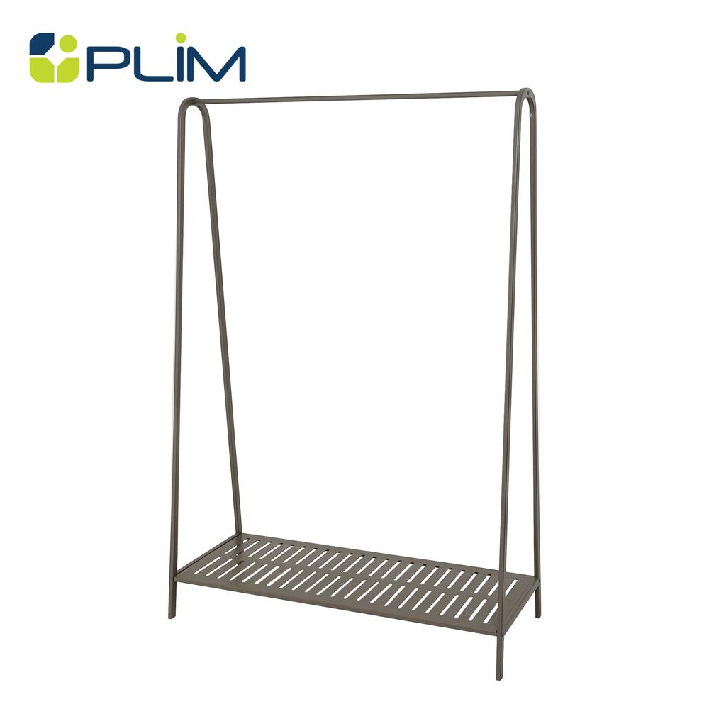 ราวแขวนผ้าและชั้นวางของ 1 ชั้น 99.5 ซม. PLIM MONACO สี TAUPE