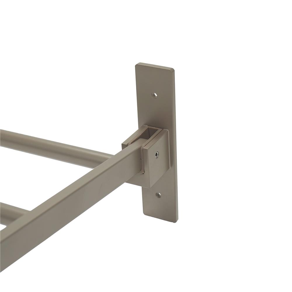 ราวติดผนังอะลูมิเนียม 4 เส้น 80.3 ซม. PLIM MONACO สี TAUPE