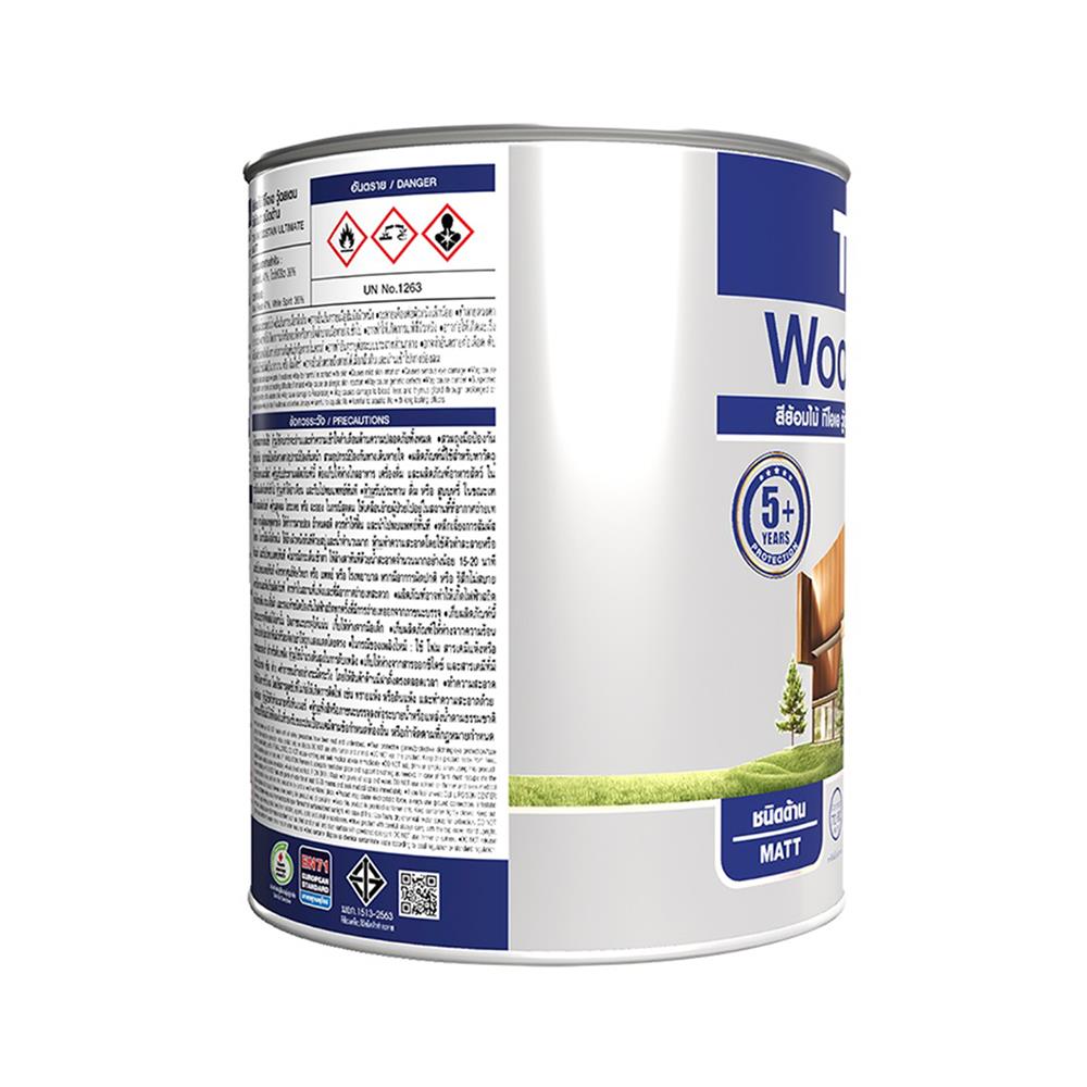 สีย้อมไม้ ชนิดด้าน TOA WOODSTAIN ULTIMATE UM99 สีใส 1/4 แกลลอน