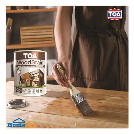 สีย้อมไม้ ชนิดเงา TOA WOODSTAIN ULTIMATE UG02 สีไม้สัก 1 แกลลอน_4