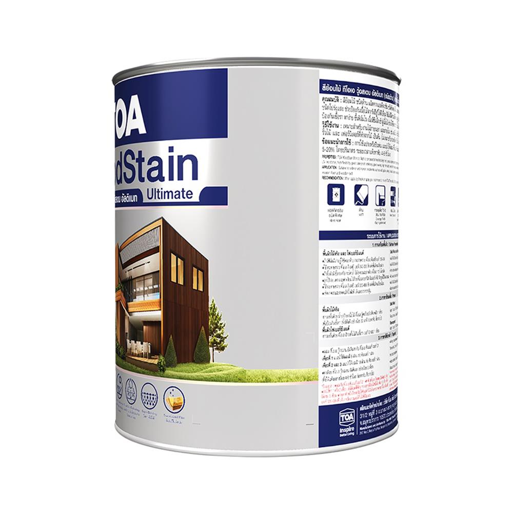 สีย้อมไม้ ชนิดด้าน TOA WOODSTAIN ULTIMATE UM99 สีใส 1 แกลลอน