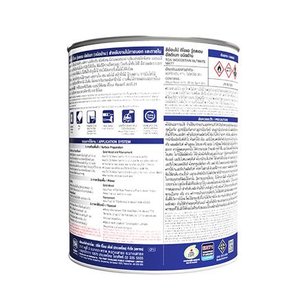 สีย้อมไม้ ชนิดด้าน TOA WOODSTAIN ULTIMATE UM99 สีใส 1 แกลลอน_3