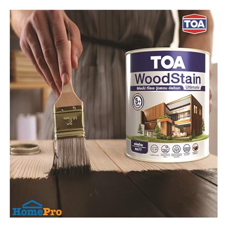 สีย้อมไม้ ชนิดด้าน TOA WOODSTAIN ULTIMATE UM99 สีใส 1 แกลลอน_4
