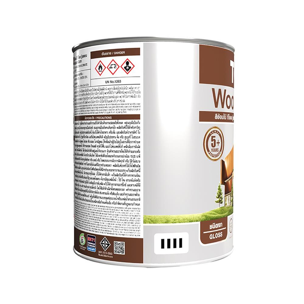 สีย้อมไม้ ชนิดเงา TOA WOODSTAIN ULTIMATE UG06 สีไม้ประดู่ 1/4 แกลลอน