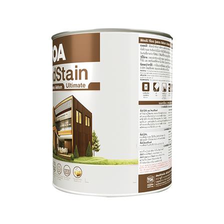 สีย้อมไม้ ชนิดเงา TOA WOODSTAIN ULTIMATE UG06 สีไม้ประดู่ 1/4 แกลลอน_2