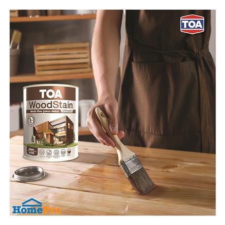 สีย้อมไม้ ชนิดเงา TOA WOODSTAIN ULTIMATE UG06 สีไม้ประดู่ 1/4 แกลลอน_4