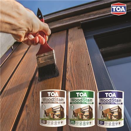 สีย้อมไม้ ชนิดกึ่งเงา TOA WOODSTAIN ULTIMATE US02 สีไม้สัก 1 แกลลอน_5