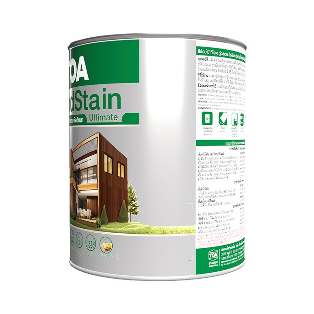 สีย้อมไม้ ชนิดกึ่งเงา TOA WOODSTAIN ULTIMATE US99 สีเงาใส 1 แกลลอน