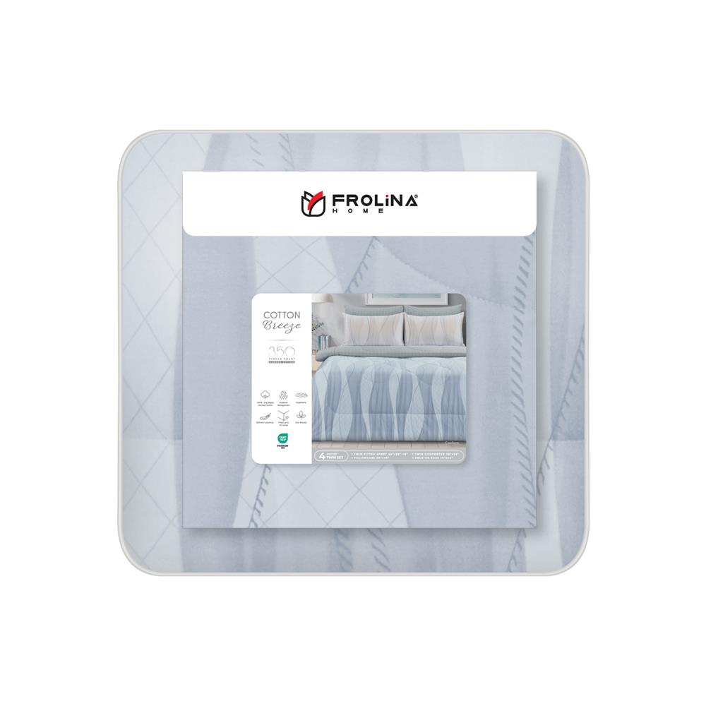 ชุดผ้าปูที่นอน 3.5 ฟุต (ชุด 4 ชิ้น) FROLINA CAEROLA CBDF012