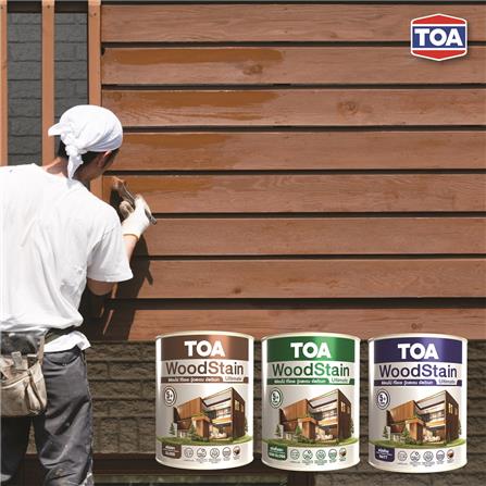 สีย้อมไม้ ชนิดกึ่งเงา TOA WOODSTAIN ULTIMATE US05 สีวอลนัท 1/4 แกลลอน_5