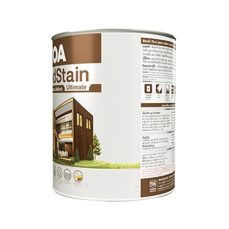 สีย้อมไม้ ชนิดเงา TOA WOODSTAIN ULTIMATE UG01 สีมะฮอกกะนี 1/4 แกลลอน_2