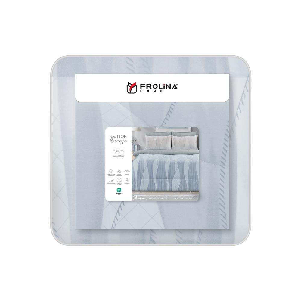 ชุดผ้าปูที่นอน 6 ฟุต (ชุด 6 ชิ้น) FROLINA CAEROLA CBDF012