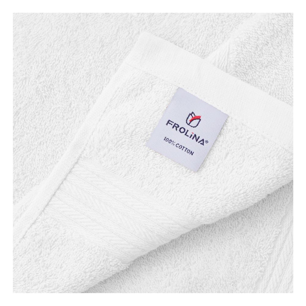 ผ้าขนหนู FROLINA TWILL 15x31 นิ้ว สี WHITE