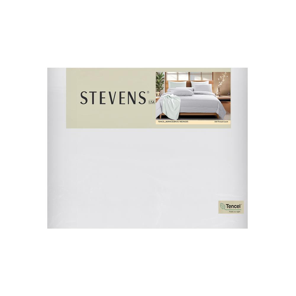 ชุดผ้าปูที่นอน 6 ฟุต (ชุด 5 ชิ้น) STEVENS TENCEL BR35GR