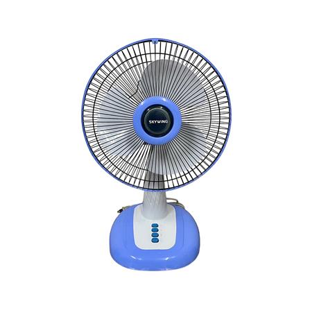 พัดลมตั้งโต๊ะ 12 นิ้ว SKYWING S188 สีฟ้า ใบสี_0